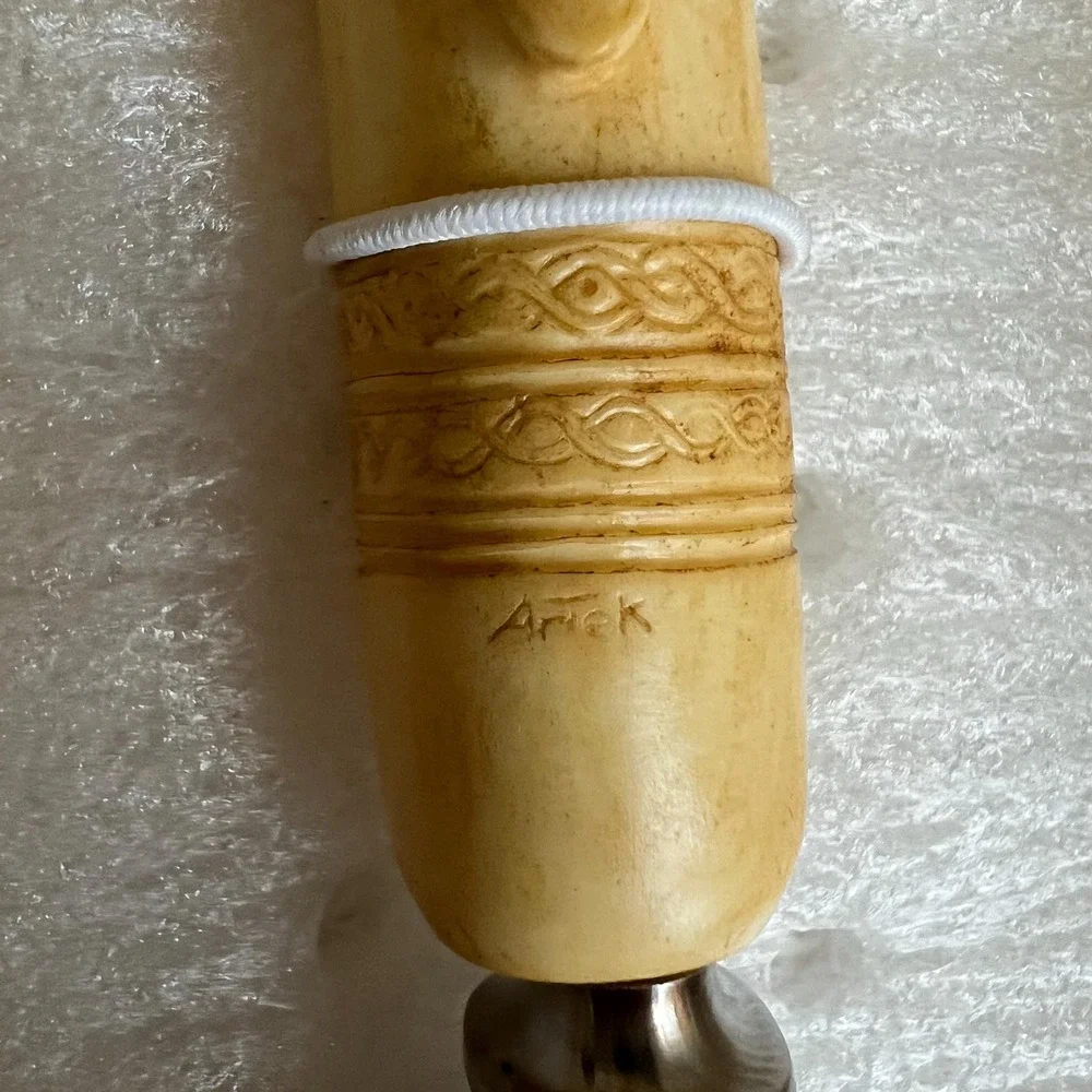 Crane or Swan Carved‎ Handle Sheffield Artek Cake Knife